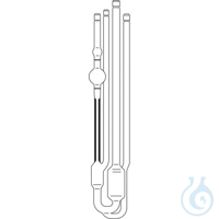 541 43, Ubbelohde viscometer (DIN), calibrated for automatic measurements,...