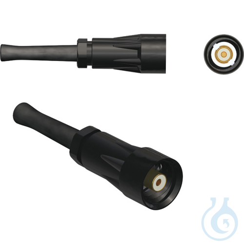K 1 A, Stecker-Kabelkombination, Koaxialelektrodenstecker, 1 m Koaxialkabel,...