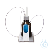 WA 10, 10 ml exchangeable burette head with integrated chip for reagent data, with brown glass...