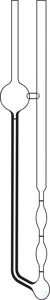 511 10, Cannon-Fenske reverse flow viscometer, calibrated for manual...