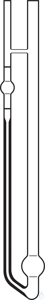 518 10, Micro-Ostwald viscometer, not calibrated, Capillary No. I, Constant K...