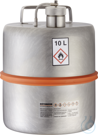 Sicherheits-Transportstandgef&auml;&szlig; 10l mit Schraubkappe 1&frac12;", &Uuml;berdruckventil und...
