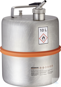 Safety barrel (10 liters) with metering device and separate ventilation: 10D