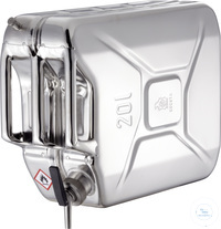 Veiligheids-jerrycan (20 liter) met zelfsluitende kraan en afz. beluchting:...