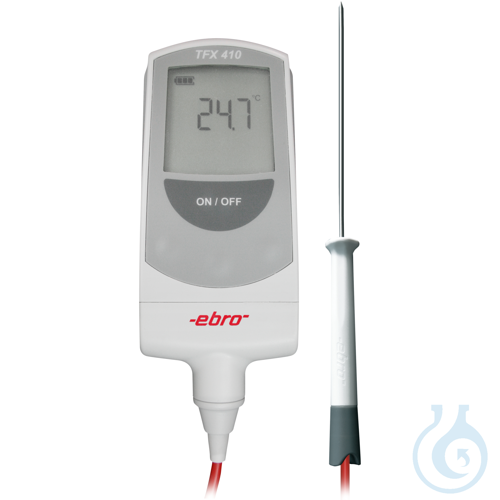 TFX 410, Handmessgeraet fuer Temperatur m. Sili...