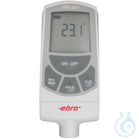 TFX 420, Handmessgerät für Temperatur ohne Fühler 1 Gerät 1 x Knopfzelle CR...