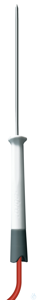 Fühler TPX 400, 60cm Silikonkabel, 120mm Nadellänge spitz, 2polig Fühler für...