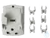 AG 151, Platic wall holder with 6 clamps AG 151, Platic wall holder with 6...