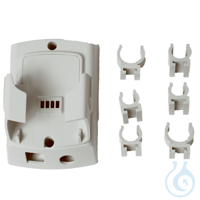 AG 151, Stativhalterung f&uuml;r Thermometer mit 6 Klemmen 1 Stativhalterung, 6...