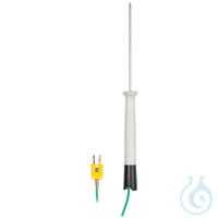 TPN 211, NiCr-Ni Einstechfühler, d=3mm, NL=130mm Fühler für Temperatur, 1...