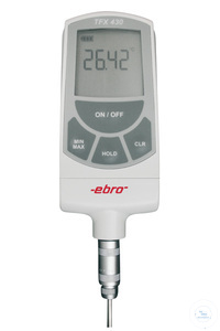 TFX 430 + TPX 330 Thermomètre Pt 100 avec sonde vitrifiée