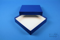 ALPHA Box 32 / 1x1 without divider, blue, height 32 mm, fiberboard special....