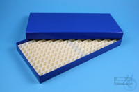 ALPHA Box 25 long2 / 16x32 divider, blue, height 25 mm, cardboard standard....