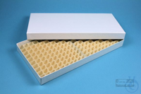 ALPHA Box 25 long2 / 16x32 divider, white, height 25 mm, cardboard special....