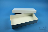 ALPHA Box 50 long2 / 1x1 without divider, white, height 50 mm, cardboard...