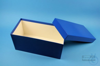 ALPHA Box 130 long2 / 1x1 without divider, blue, height 130 mm, fiberboard...