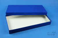 BRAVO Box 32 long2 / 1x1 without divider, blue, height 32 mm, cardboard...