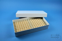 BRAVO Box 50 long2 / 9x18 divider, white, height 50 mm, fiberboard standard....