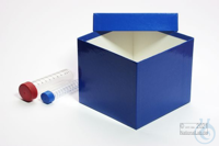 CellBox Maxi / 1x1 without divider, blue, height 128 mm, cardboard standard....