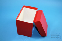 CellBox Maxi long / 1x1 without divider, red, height 128 mm, cardboard...