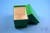 CellBox Mini lang / 1x1 ohne Facheinteilung, grün, Höhe 128 mm, Karton...