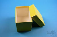 CellBox Mini long / 1x1 without divider, yellow, height 128 mm, cardboard...