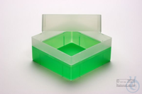 EPPi® Box 102 / 1x1 without divider, neon-green, height 102 mm fix, without...