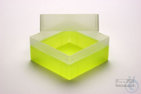 EPPi® Box 102 / 1x1 without divider, neon-yellow, height 102 mm fix, without...