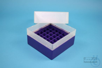 EPPi® Box 102 / 7x7 divider, violet, height 102 mm fix, without ID code, PP.