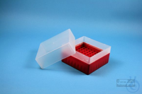 EPPi® Box 102 / 9x9 vakverdelingen, rood, hoogte 102 mm vast, zonder...