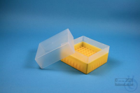 EPPi® Box 102 / 9x9 vakverdelingen, geel, hoogte 102 mm vast, zonder...
