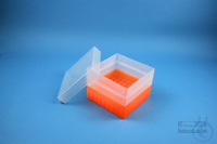 EPPi® Box 105 / 9x9 Fächer, neon-orange, Höhe 105 mm fix, ohne Codierung, PP....