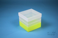 EPPi® Box 121 / 1x1 zonder vakverdeling, neon-geel, hoogte 121-131 mm...