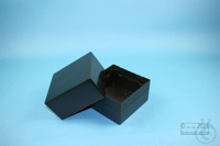EPPi® Box 122 / 1x1 zonder vakverdeling, zwart/zwart, hoogte 122 mm vast,...