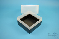 EPPi® Box 122 / 1x1 zonder vakverdeling, zwart, hoogte 122 mm vast, zonder...