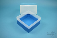 EPPi® Box 122 / 1x1 zonder vakverdeling, blauw, hoogte 122 mm vast, zonder...
