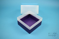 EPPi® Box 122 / 1x1 zonder vakverdeling, violet, hoogte 122 mm vast, zonder...