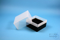 EPPi® Box 122 / 9x9 vakverdelingen, zwart, hoogte 122 mm vast, zonder...