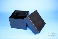 EPPi® Box 128 / 1x1 zonder vakverdeling, zwart/zwart, hoogte 128 mm vast,...