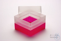 EPPi® Box 128 / 1x1 zonder vakverdeling, neon-rood/roze, hoogte 128 mm vast,...