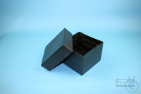 EPPi® Box 128 / 9x9 vakverdelingen, zwart/zwart, hoogte 128 mm vast, zonder...