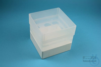 EPPi® Box 128 / 10 Löcher, weiss, Höhe 128 mm fix, ohne Codierung, PP. EPPi®...