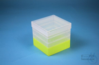 EPPi® Box 129 / 1x1 without divider, neon-yellow, height 129 mm fix, without...