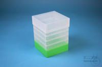EPPi® Box 178 / 1x1 zonder vakverdeling, neon-groen, hoogte 178 mm vast,...