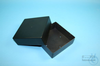 EPPi® Box 37 / 1x1 ohne Facheinteilung, black/black, Höhe 37 mm fix, ohne...