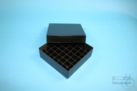 EPPi® Box 45 / 7x7 Fächer, black/black, Höhe 45-53 mm variabel, ohne...