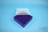 EPPi® Box 45 / 7x7 vakken, violet, hoogte 45-53 mm variabel, zonder codering,...