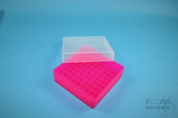 EPPi® Box 45 / 9x9 vakverdeling, neon-rood/roze, hoogte 45-53 mm variabel,...