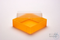 EPPi® Box 50 / 1x1 without divider, neon-orange, height 52 mm fix, without ID...