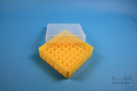 EPPi® Box 50 / 7x7 divider, yellow, height 52 mm fix, without ID code, PP....